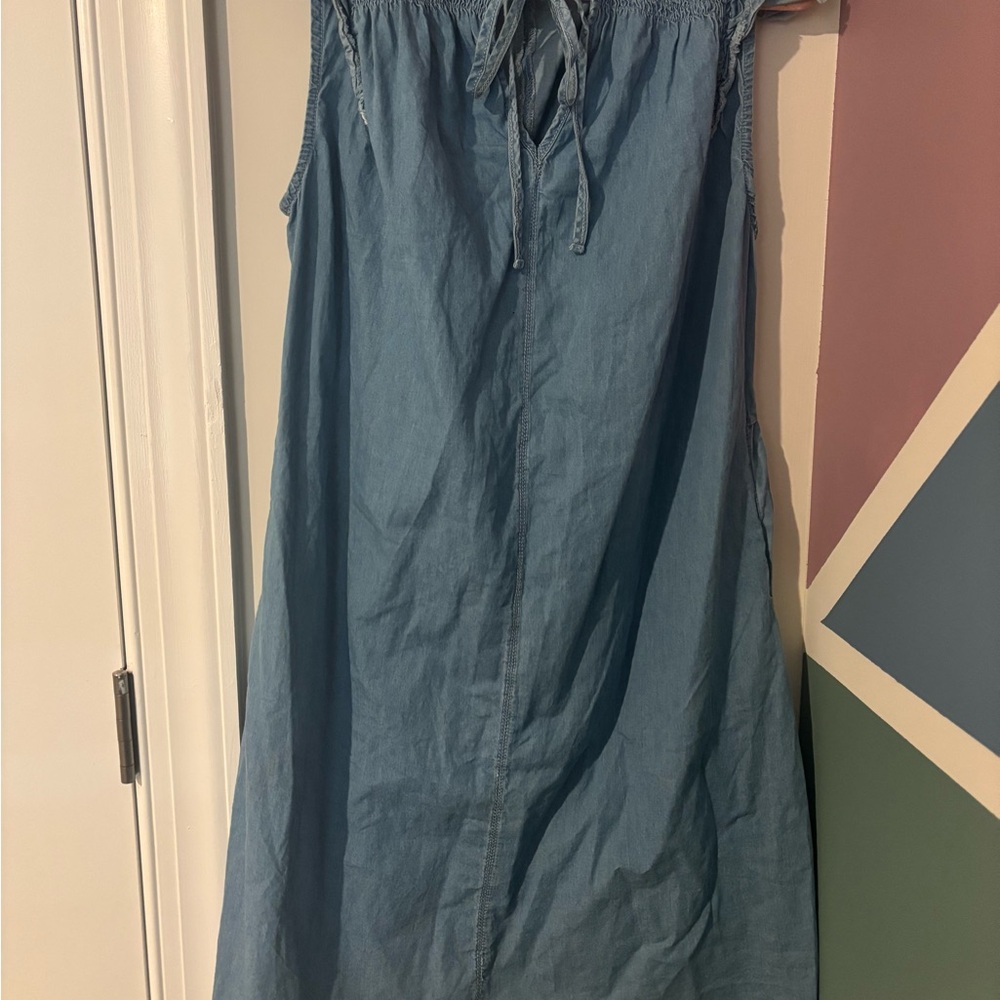 Blue Sleeveless Dress